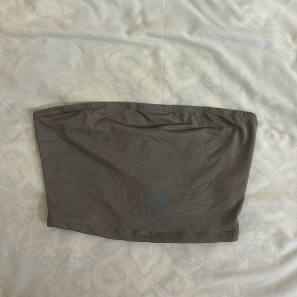 SHEIN Gray Tube Top - Picture 1 of 2